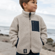 Liewood Detský fleece Nolan Mist