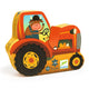 Djeco Puzzle pre deti Traktor - 16 prvkov