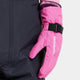 Didriksons zimné prstové rukavice Biggles Sweet pink