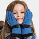 Didriksons Biggles zimné prstové rukavice Sapphire Blue