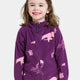 Didriksons Detská mikina na zips Monte Winter Ocean Purple