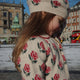 Konges Slojd Detský vlnený sveter s golierom Belou Knit Rose