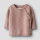 Lil' Atelier Zavinovacia pletená bunda pre bábätká Misty Rose NBFLAGUNA
