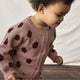 Lil' Atelier pletený kardigan pre bábätká Regular Fit Misty Rose NBFLULIO