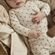 Lil' Atelier detské priliehavé body s dlhým rukávom Turtledove Ladybug NBNLAGO