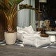 Wigiwama Detský záhradný taburet Outdoor Square Ottoman Terra