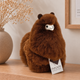 Inkari Plyšová hračka z prírodnej alpaky Walnut 23 cm