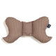 La Millou Vankúš do kočíka Angel's Wings Velvet STRIPES BROWN