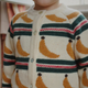 Konges Slojd Detský vlnený sveter Billi Knit Banana