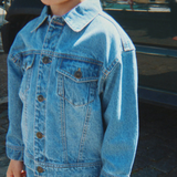 Konges Slojd Detská džínsová bunda Magot Denim Blu