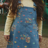Konges Sløjd Nohavice Magot Frill Pants GOTS, Teddy Coeur