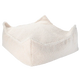 Wigiwama Square baby puf Ottoman Cream White
