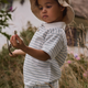 Lil' Atelier Detské polo tričko Loose Coconut Milk Dusty Blue NMMHALDUR
