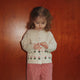 Konges Sløjd Detský kardigán Belou Knit Cardigan Cream and Tulips